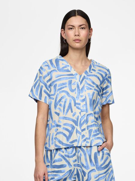 Pieces PCARLEM SHORT SLEEVED TOP, Birch, highres - 17149298_Birch_1104424_003.jpg