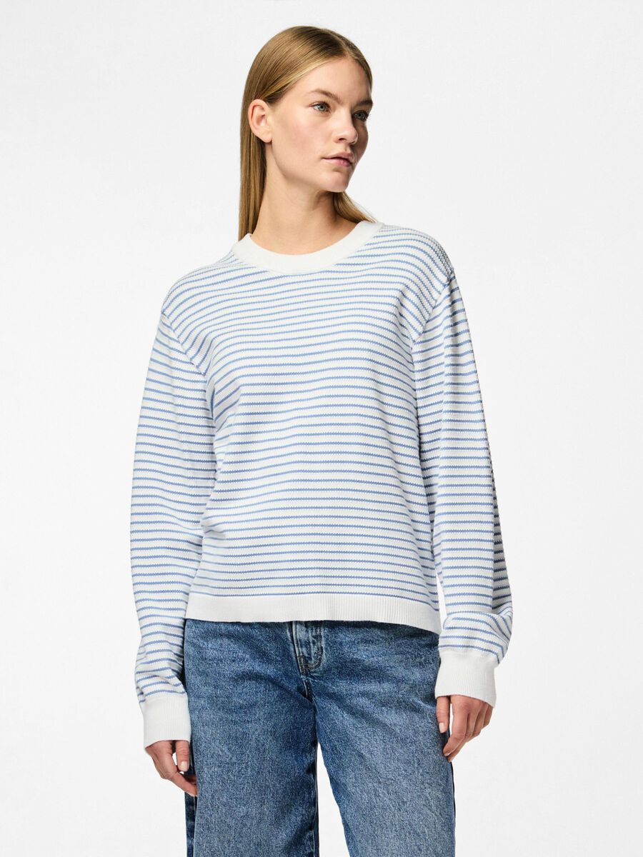 Pieces PCPHILIPPA STRIKKET PULLOVER, Cloud Dancer, highres - 17149288_CloudDancer_1104114_003.jpg