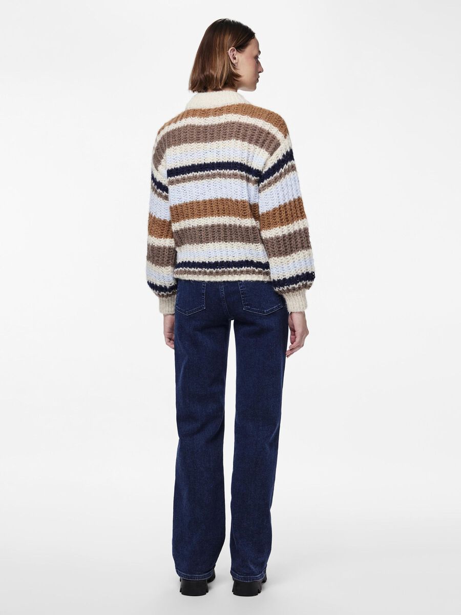 Pieces PCMENNA KNITTED PULLOVER, Fossil, highres - 17146796_Fossil_1094032_004.jpg