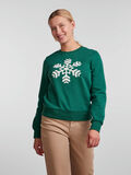 Pieces PCMERRY SWEATSHIRT, Evergreen, highres - 17130047_Evergreen_976934_003.jpg