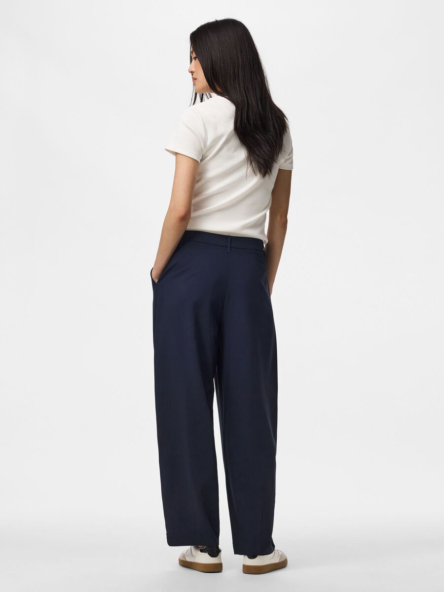 Product carousel image - PCBOSELLA MW BARREL TROUSERS, Night Sky | 2