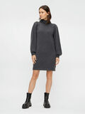 Pieces ROLLKRAGEN STRICKKLEID, Dark Grey Melange, highres - 17109936_DarkGreyMelange_005.jpg