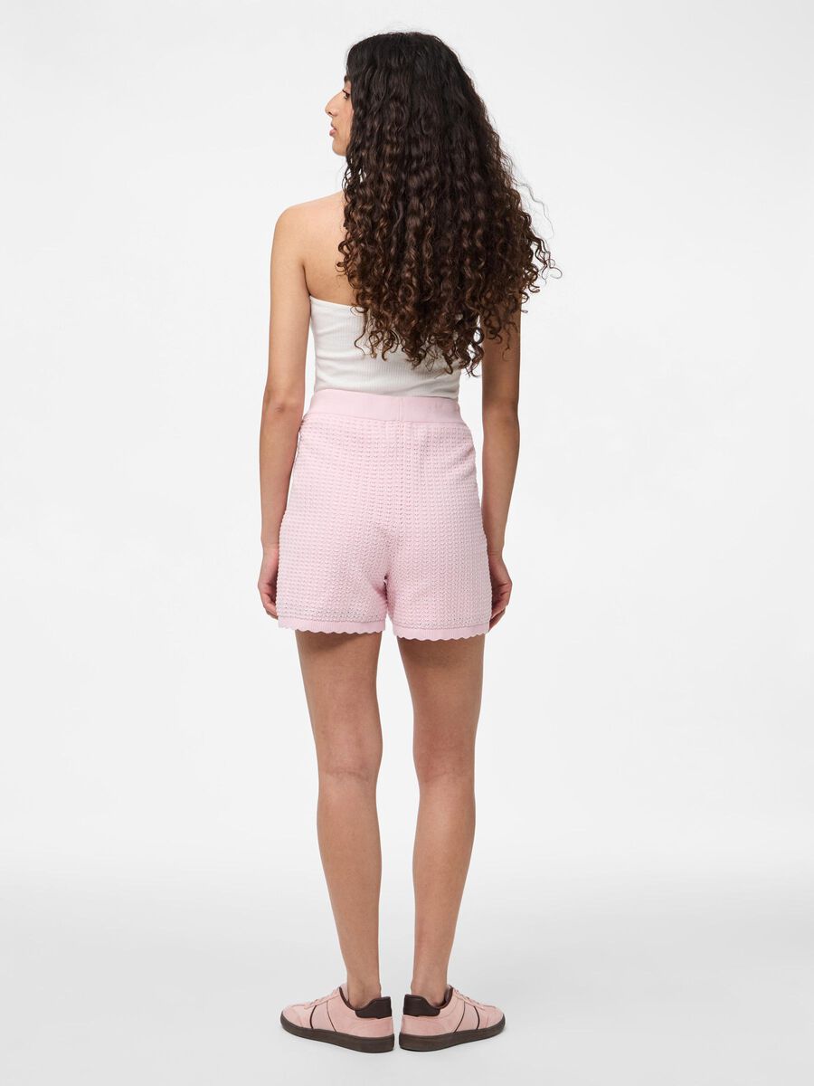 Pieces PCSCOUT STRIKKET SHORTS, Pink-A-Boo, highres - 17157974_PinkABoo_004.jpg