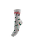 Pieces CHRISTMAS SOCKS, Light Grey Melange, highres - 17108872_LightGreyMelange_805842_007.jpg