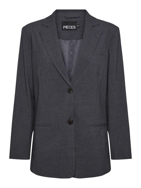 Pieces PCLUISA SINGLE-BREASTED BLAZER, Grey Melange, highres - 17142940_GreyMelange_001.jpg