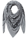 Pieces PRINTED SCARF, Light Grey Melange, highres - 17087482_LightGreyMelange_001.jpg