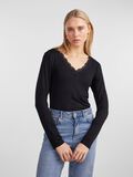 Pieces TOP A MANICHE LUNGHE, Black, highres - 17141053_Black_003.jpg