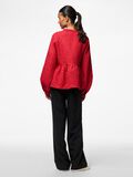 Pieces PCNIBE LONG SLEEVED BLOUSE, High Risk Red, highres - 17149864_HighRiskRed_004.jpg