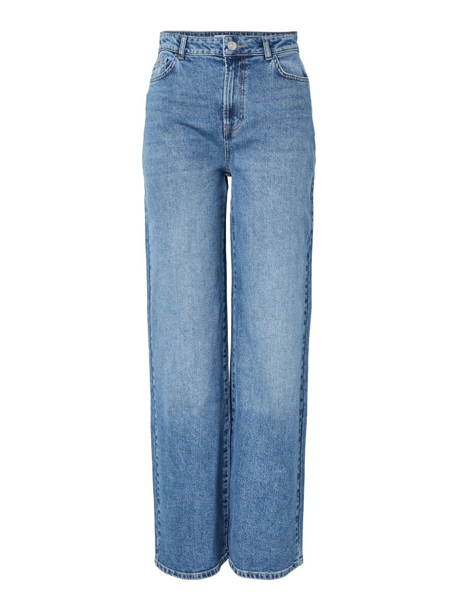 Carousel image - PCSELMA HW WIDE FIT JEANS, Medium Blue Denim | 6