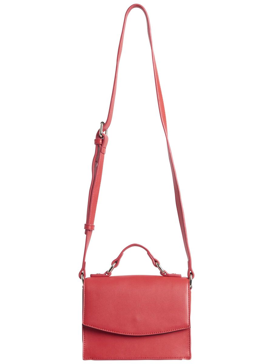 Pieces CLASSIC SOLID CROSSBODY BAG, Flame Scarlet, highres - 17087755_FlameScarlet_003.jpg