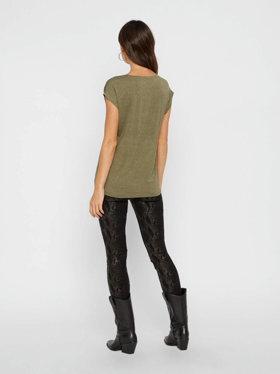 Pieces T-SHIRT, Deep Lichen Green, highres - 17078572_DeepLichenGreen_607498_004.jpg