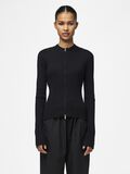 Pieces PCCRISTA KNITTED CARDIGAN, Black, highres - 17154211_Black_003.jpg