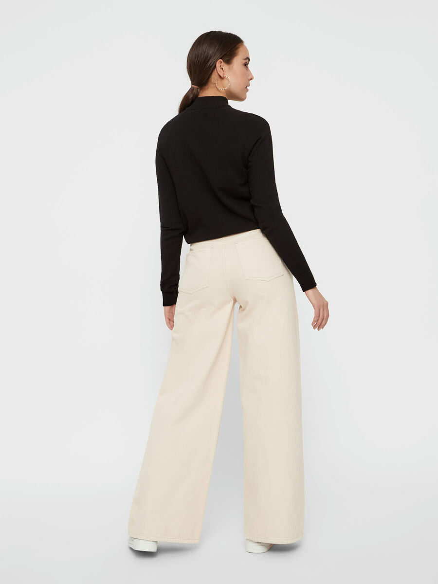 Carousel image - HØJHALSET PULLOVER, Black | 2