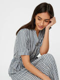 Pieces STRIPED 100% COTTON SHIRT DRESS, Bright White, highres - 17100807_BrightWhite_727644_008.jpg