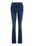 Pieces MID WAIST FLARED JEANS, Dark Blue Denim, highres - 17099790_DarkBlueDenim_001.jpg