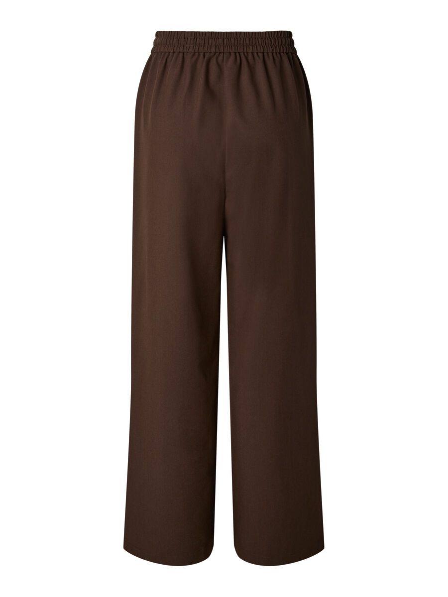Carousel image 7 PCBOSELLA HW WIDE-LEG TROUSERS, Hot Fudge