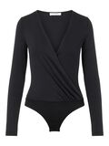 Pieces WRAP-FRONT BODYSUIT, Black, highres - 17099468_Black_001.jpg