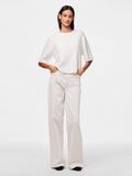 Pieces PCSILLY SHORT SLEEVED KNITTED TOP, Cloud Dancer, highres - 17158204_CloudDancer_005.jpg