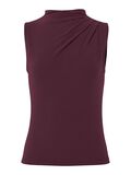 Product image thumbnail - PCMADISON DRAPED  SLEEVELESS TOP, Winetasting | 5