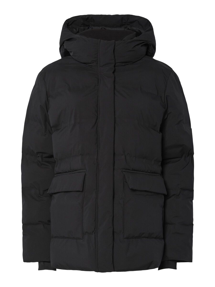 Pieces PCNORMA WATTIERTE JACKE, Black, highres - 17151444_Black_001.jpg