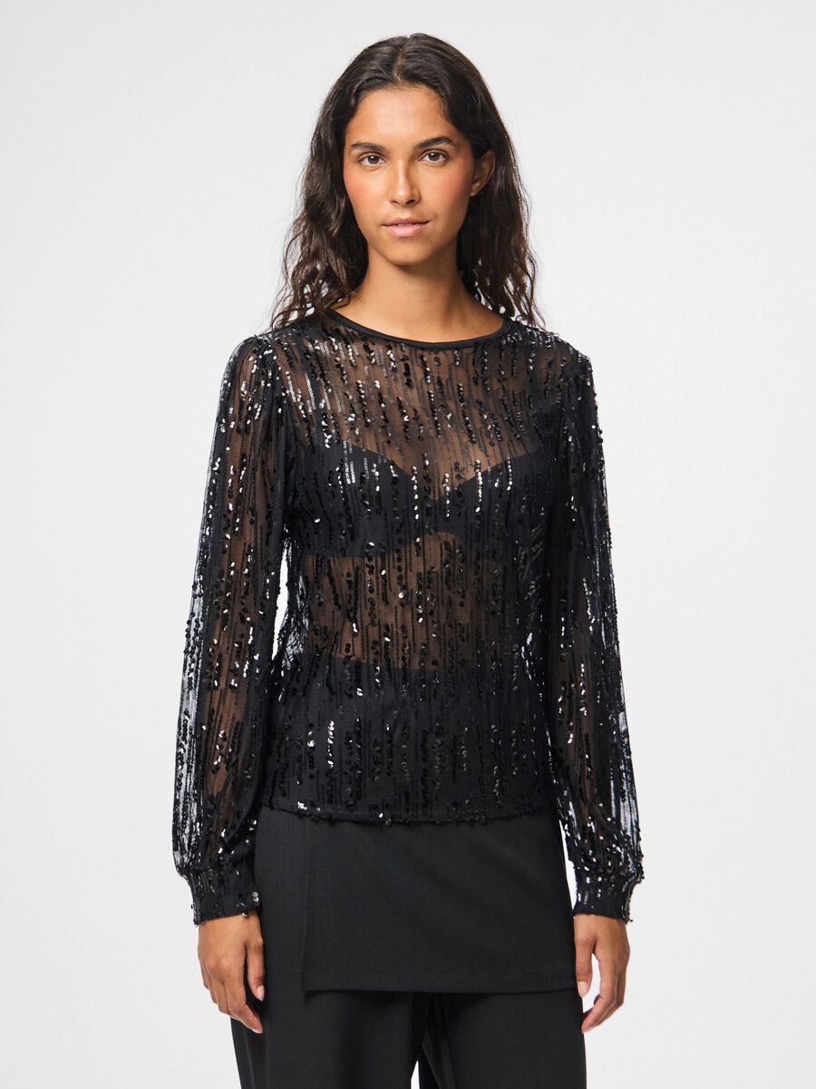 Carousel image - PCMALLE TOP, Black | 1