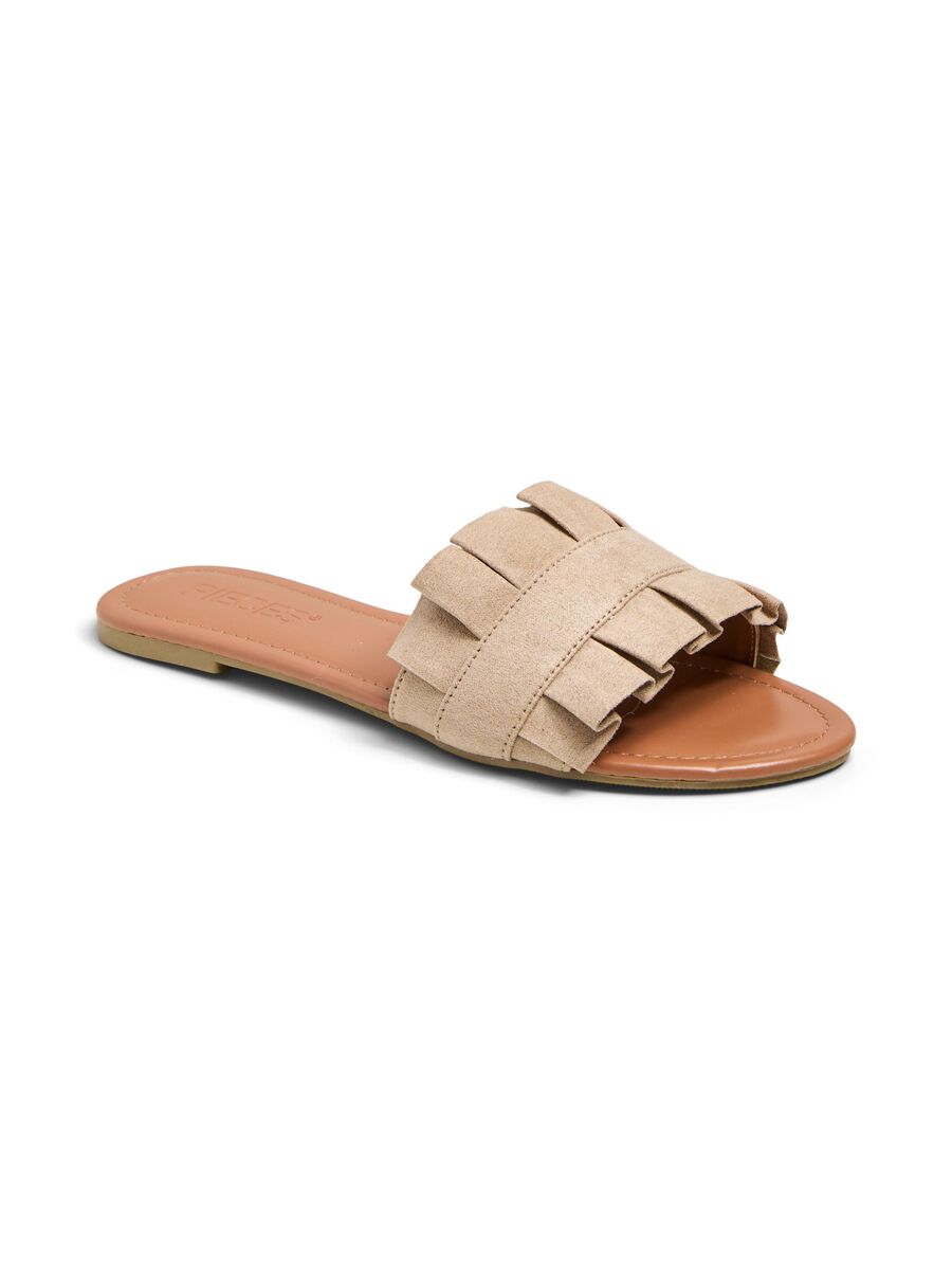 Pieces PCNOLA SLIP-ON SANDALEN, Warm Sand, highres - 17101699_WarmSand_002.jpg