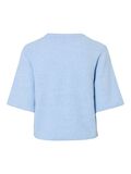 Pieces PCSILLY SHORT SLEEVED KNITTED TOP, Cashmere Blue, highres - 17158204_CashmereBlue_1199089_002.jpg