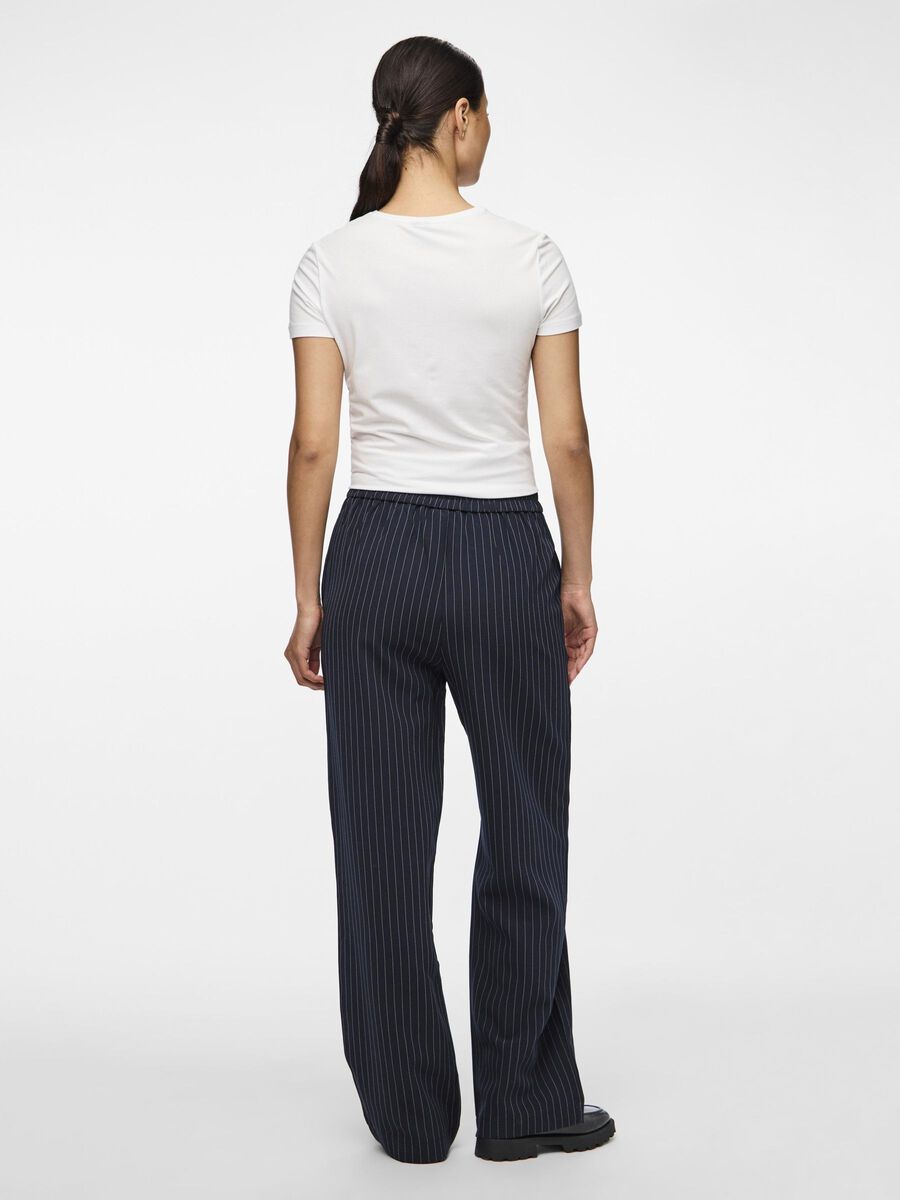 Carousel image - PCBOZZY GESTREIFT HOSE MIT WEITEM BEIN, Sky Captain | 2