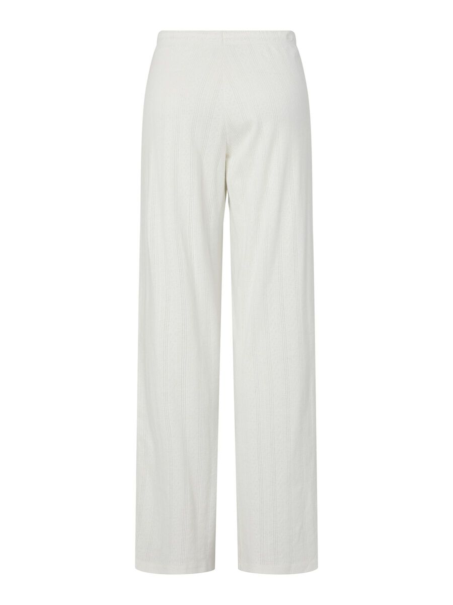 Pieces PCMARIE HW POINTELLE  TROUSERS, Cloud Dancer, highres - 17158497_CloudDancer_002.jpg