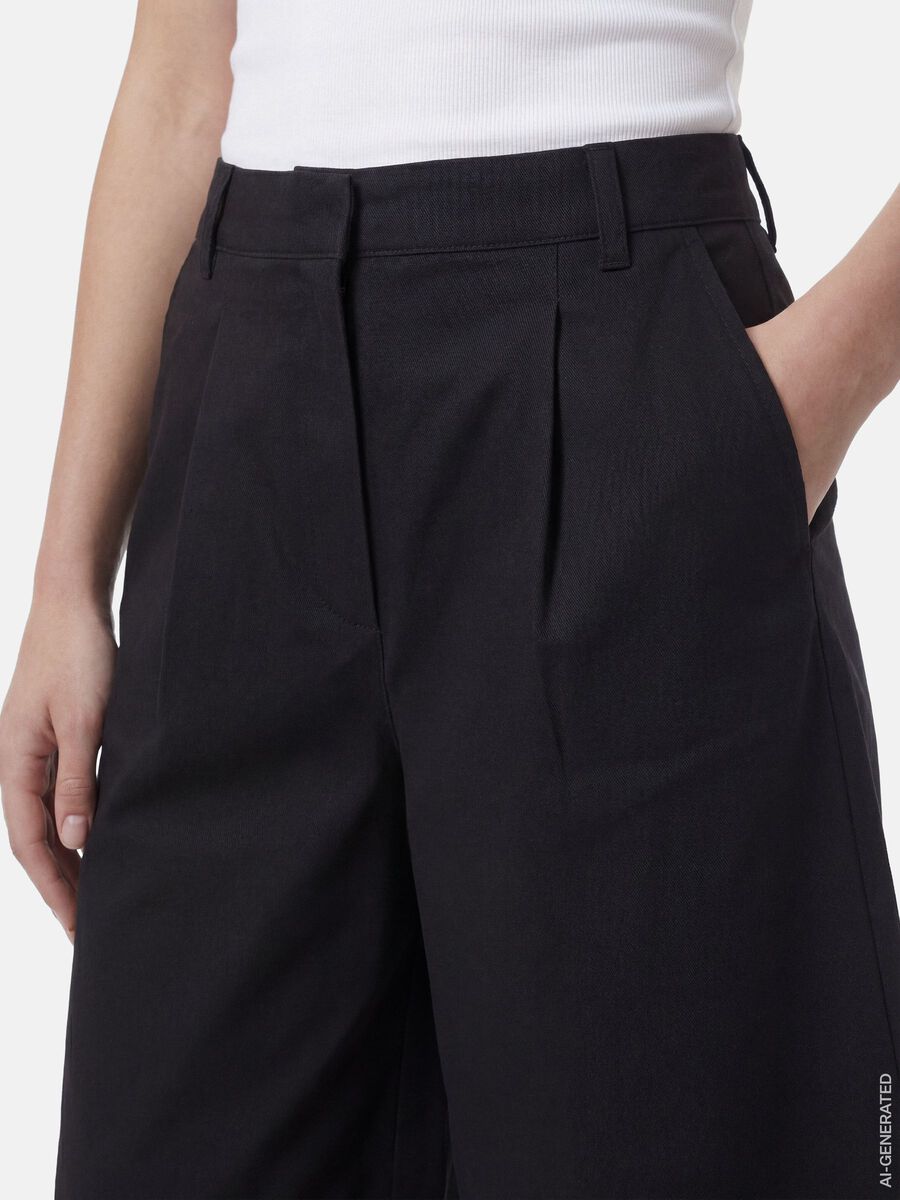 Carousel image 6 PCRIKKE HW BERMUDASHORTS, Black