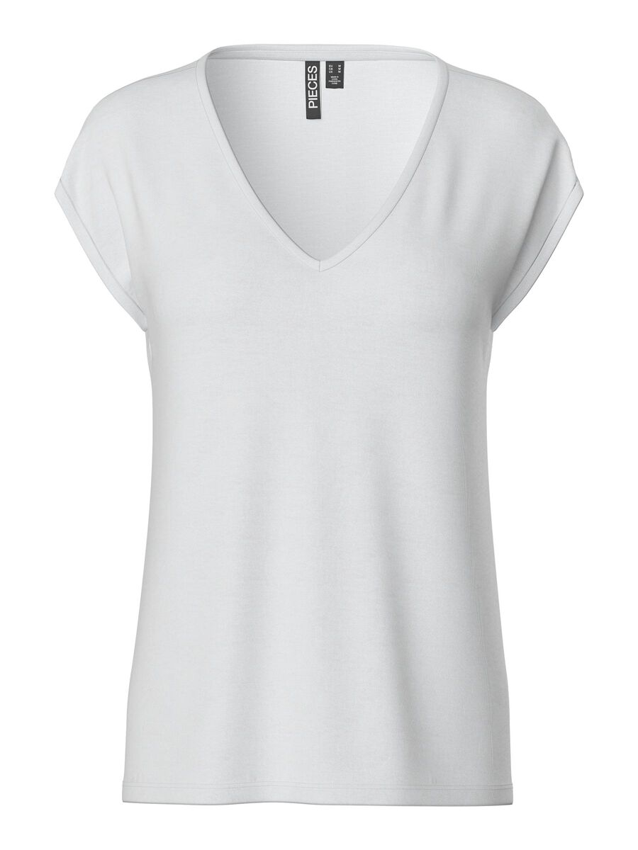Pieces PCKAMALA T-SHIRT, Bright White, highres - 17095260_BrightWhite_001.jpg