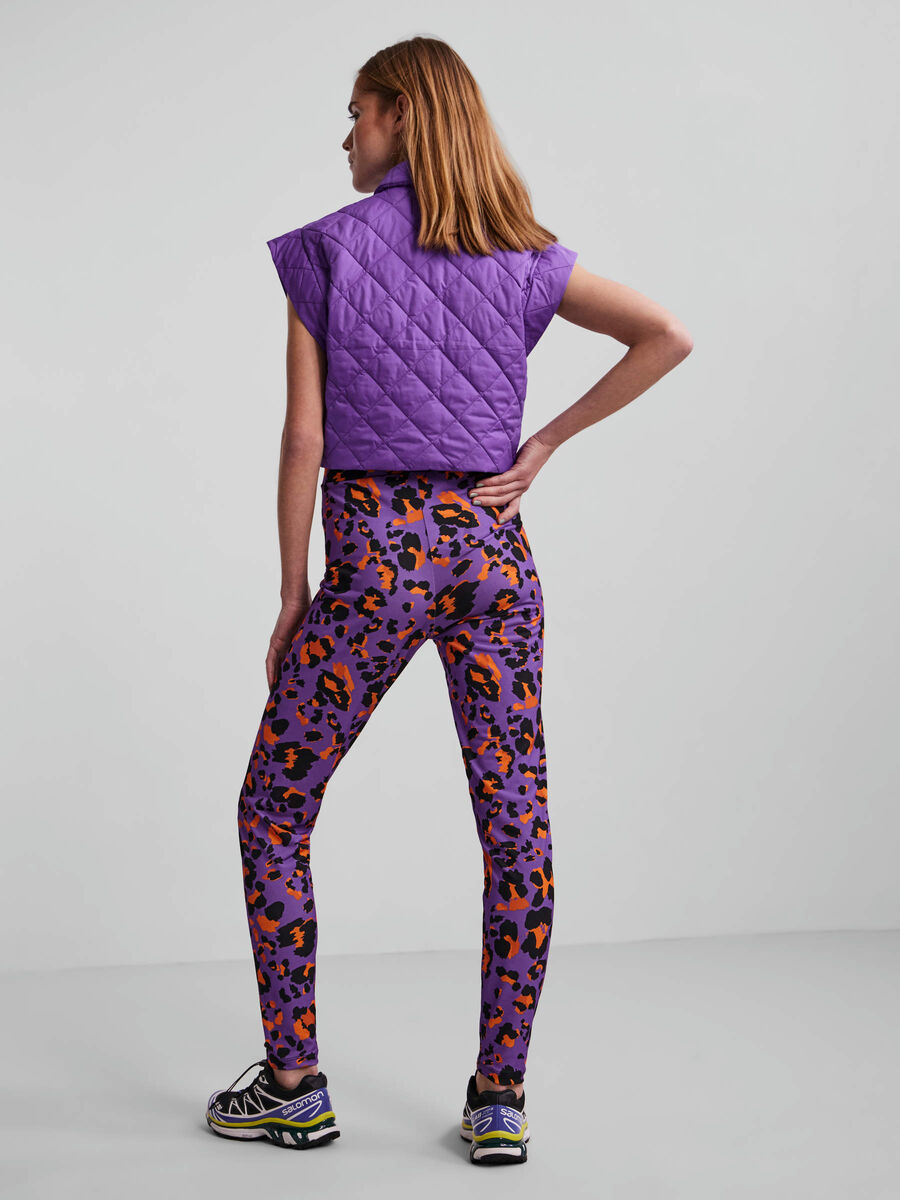 Pieces LEGGINSY HIGH WAIST, Deep Lavender, highres - 17126677_DeepLavender_984062_004.jpg