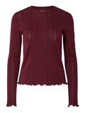Pieces TOP A MANICHE LUNGHE, Tawny Port, highres - 17152052_TawnyPort_001.jpg