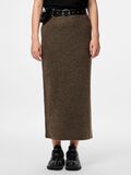 Product image thumbnail - PCTULLE GEBREIDE ROK, Morel | 1