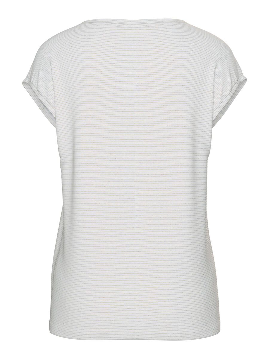 Pieces PCBILLO PAILLETTES T-SHIRT, Bright White, highres - 17078572_BrightWhite_607498_002.jpg