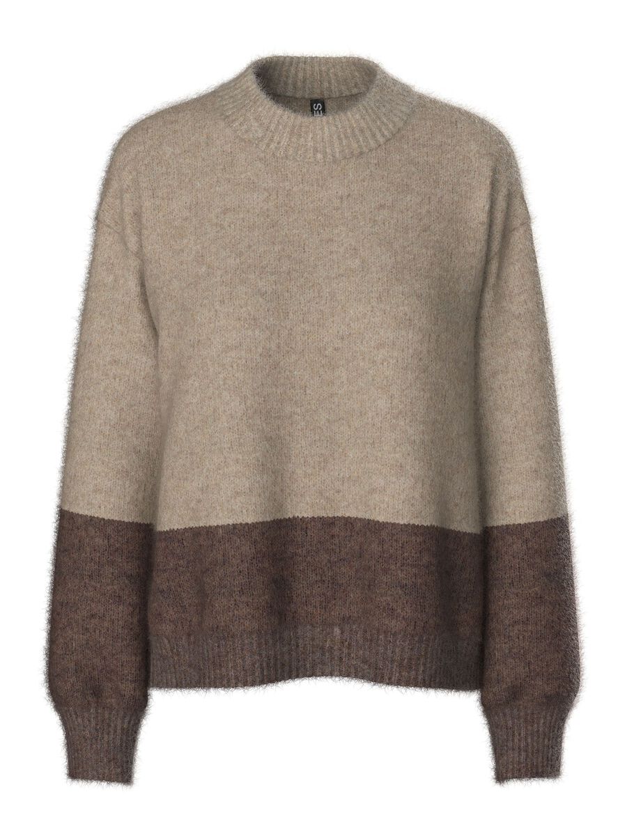 Carousel image - PULLOVER A MAGLIA, Greige | 1