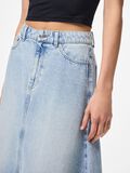 Product image thumbnail - PCJULES WIDE DENIM SKIRT, Light Blue Denim | 5