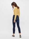 Pieces MID-WAIST SLIM FIT JEANS, Dark Blue Denim, highres - 17106401_DarkBlueDenim_004.jpg