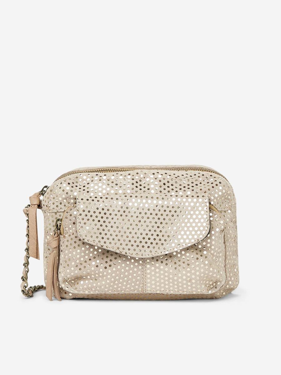 Pieces PCNAINA LEATHER CROSSBODY BAG, Nature, highres - 17063358_Nature_001.jpg