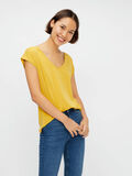Pieces T-SHIRT, Nugget Gold, highres - 17095260_NuggetGold_003.jpg