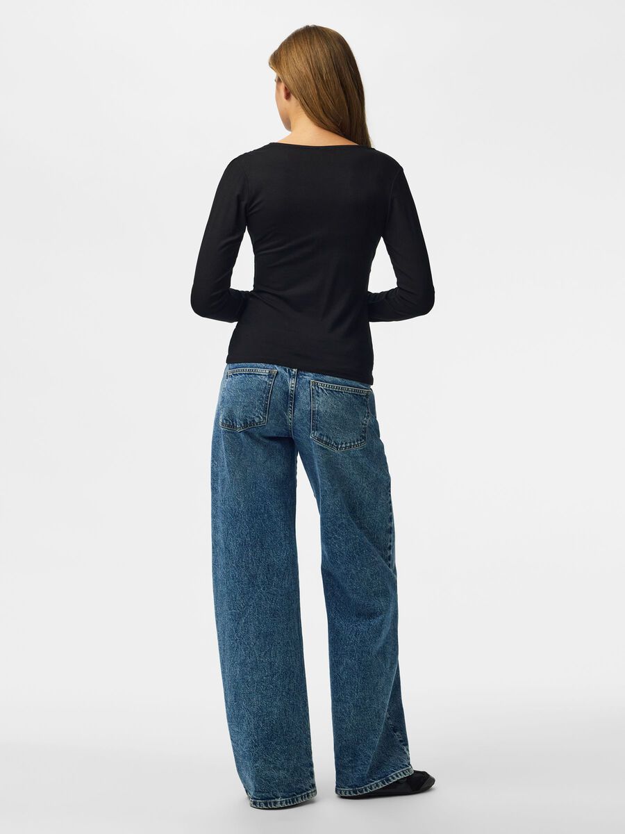 Product carousel image 2 PCSALLY  LONG SLEEVED TOP, Black