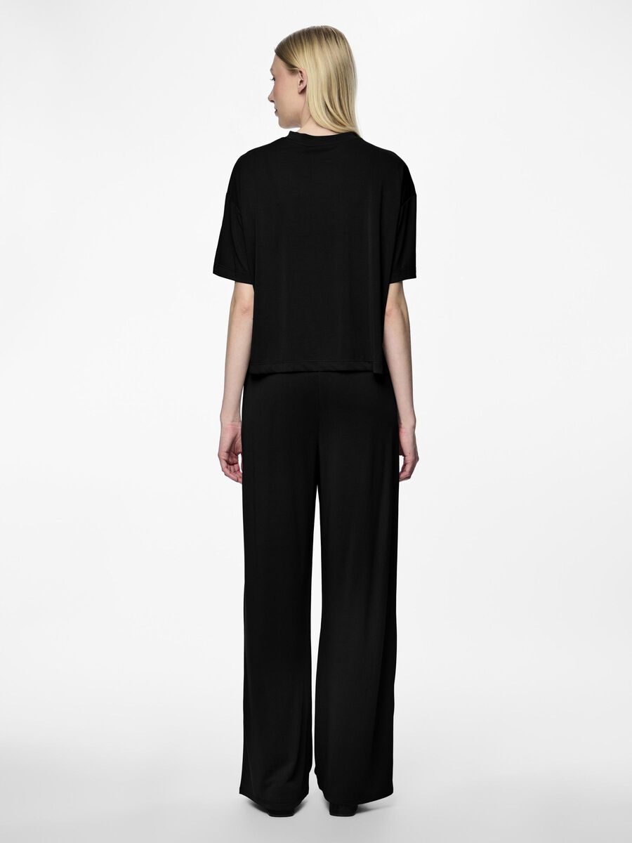 Pieces PCANORA T-SHIRT, Black, highres - 17152110_Black_004.jpg