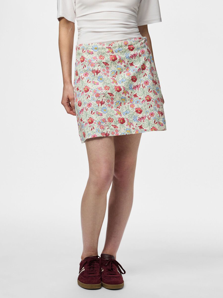 Product carousel image - PCSALUME HW  DENIM SKIRT, Birch | 1