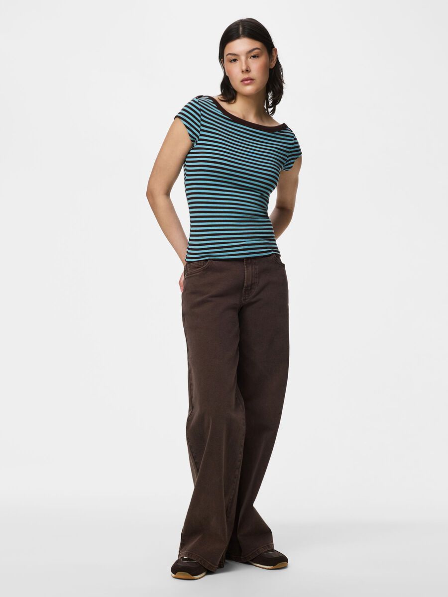 Product carousel image - TOP Z KR&Oacute;TKIM KIMONOWYM RĘKAWEM, Blue Radiance | 1