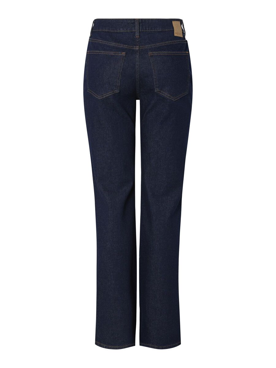 Carousel image - PCKELLY STRAIGHT FIT JEANS, Dark Blue Denim | 6