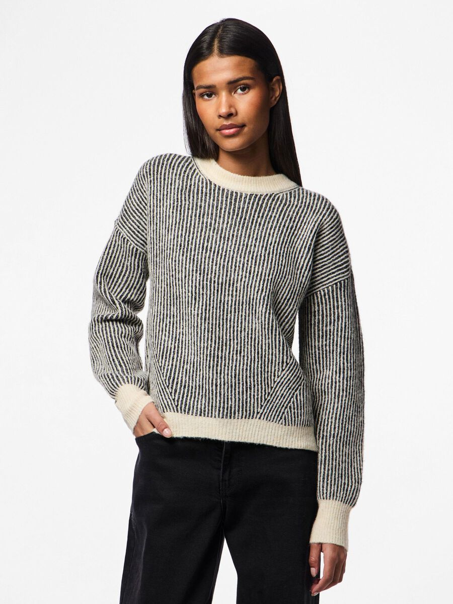 Pieces PCKARMEN STRICKPULLOVER, Black, highres - 17144506_Black_1151418_003.jpg