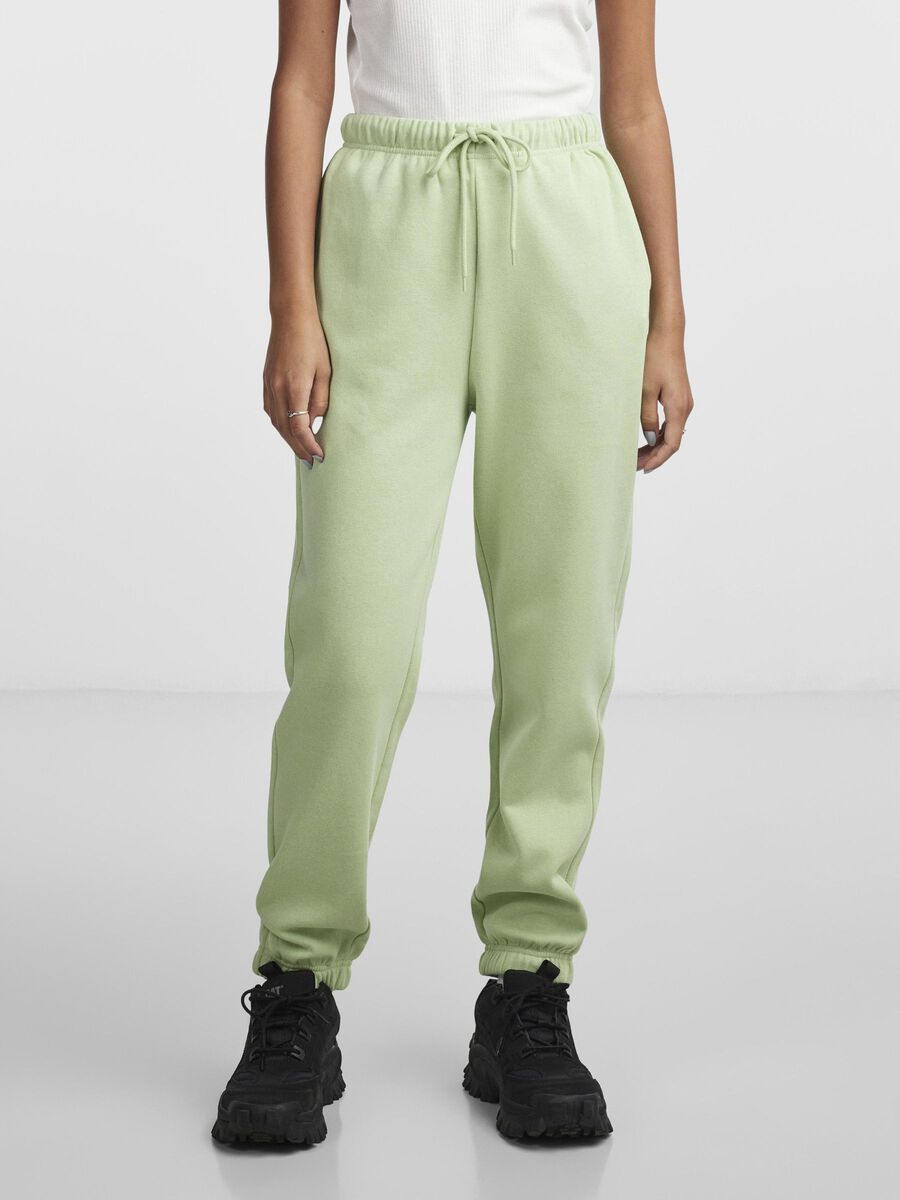 Pieces PCCHILLI SWEATPANTS, Quiet Green, highres - 17113436_QuietGreen_003.jpg