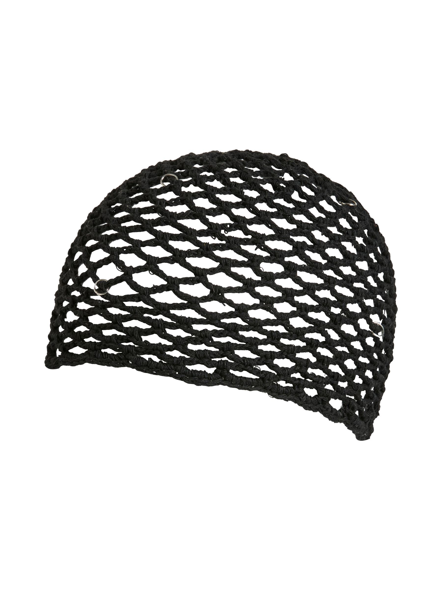 帽子 PERVERZE Crochet Knit Hat / Black PCANNY CROCHET HAT | Black | PIECES® Italy