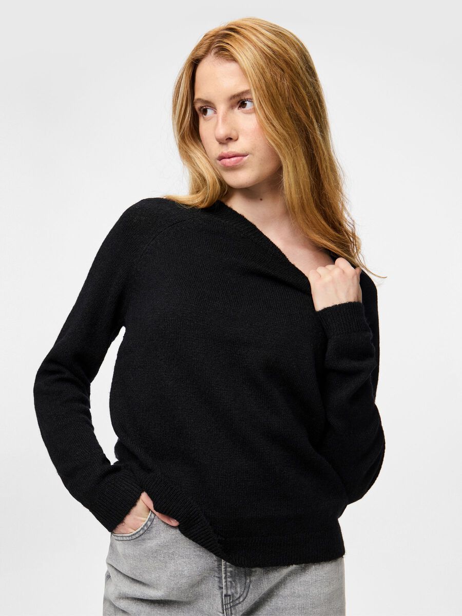 Carousel image - PULLOVER A MAGLIA, Black | 4
