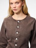 Product image thumbnail - PCSELMA DENIM SHIRT, Hot Fudge | 4